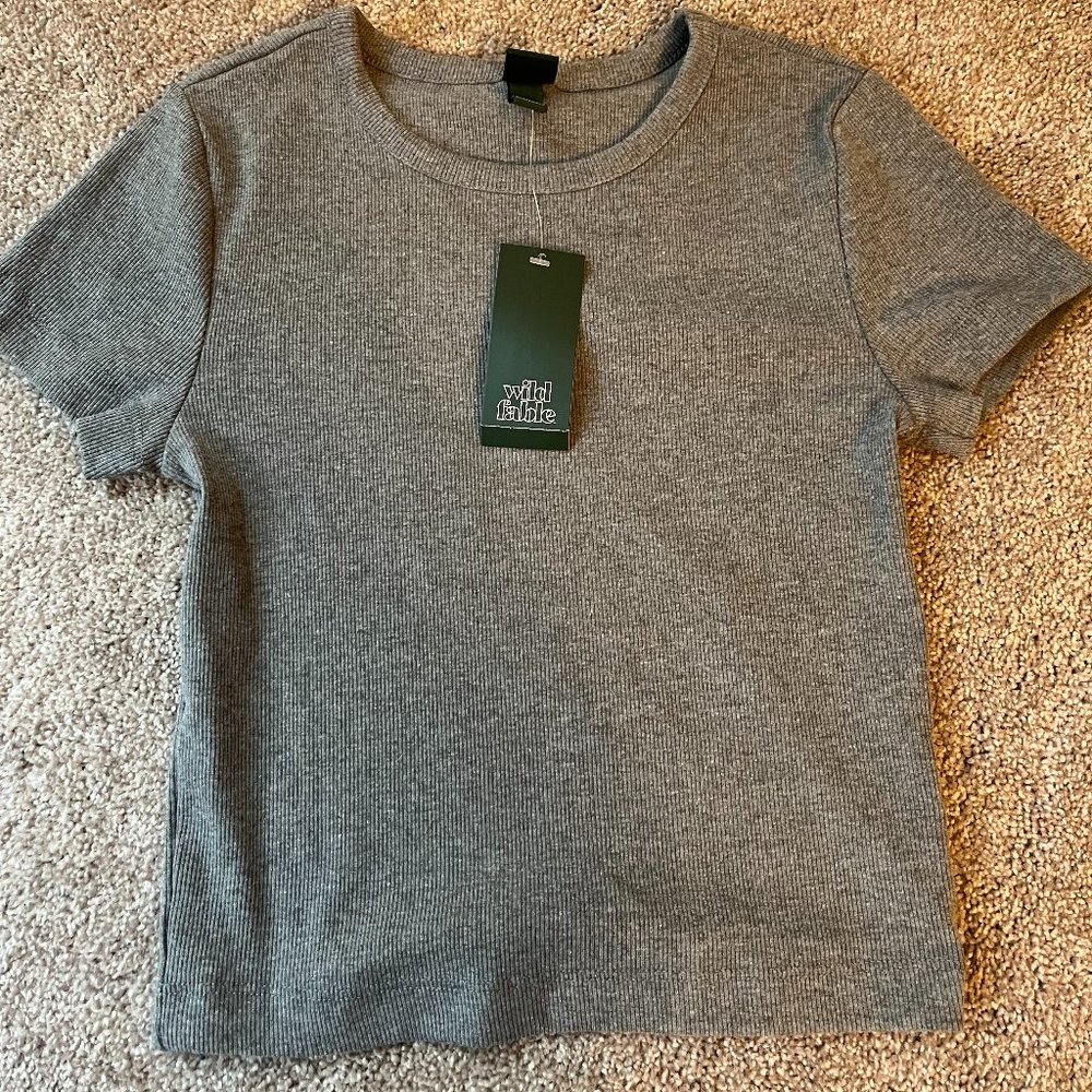 Wild fable grey tee